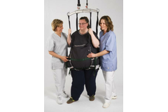LiftPants Model 920 - závěsné kalhoty určené pro extrémně obézní pacienty (do 500 kg)